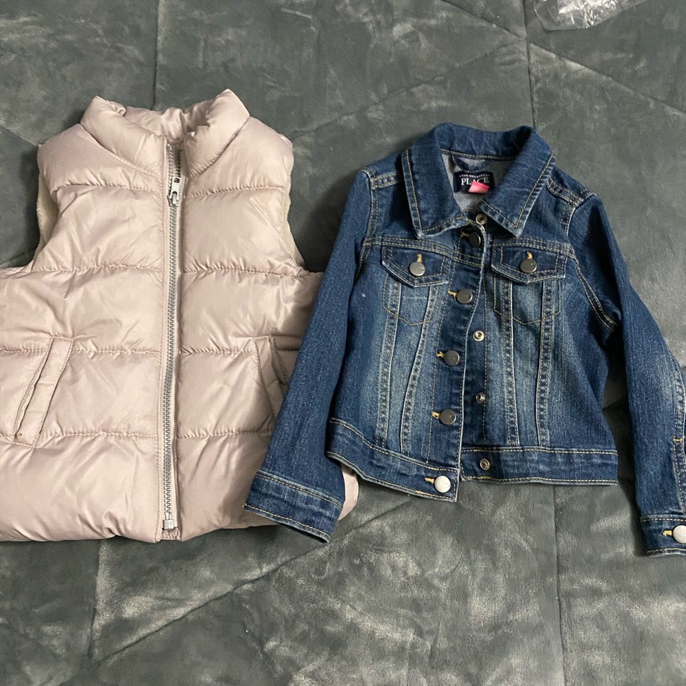 Toddler Girl Vest & Jacket